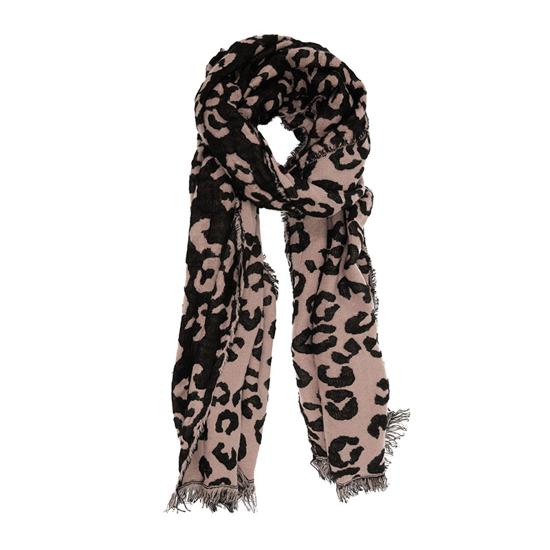 Leopard print scarf