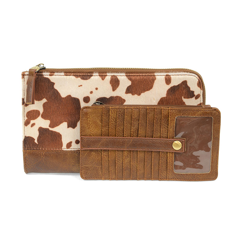 Wristlet Wallet in Brown