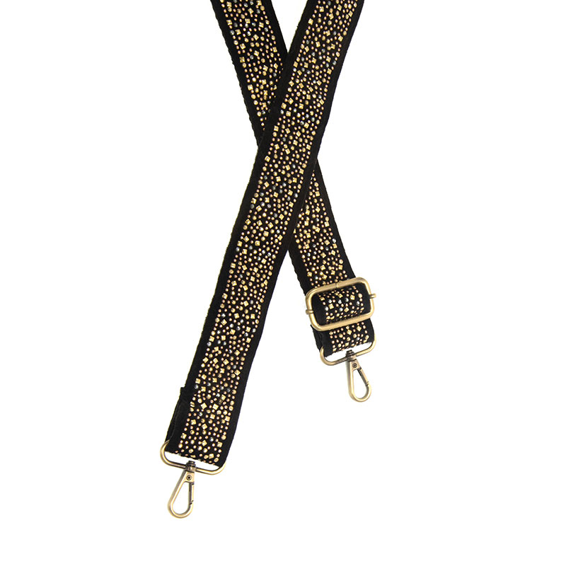 Mixed Metal Studded Guitar Strap
