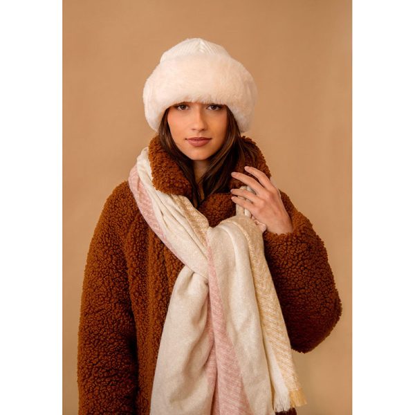 Brown Faux Fur Trim