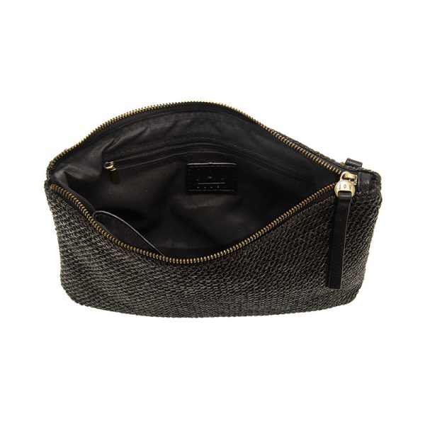 Straw Quinn Convertible Crossbody Clutch | Joy Susan