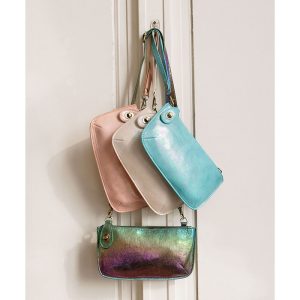 Holographic Mini Wristlet Crossbody | Joy Susan
