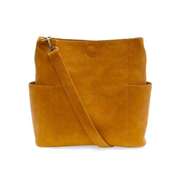 Joy Susan Kayleigh Side Pocket Bucket Bag Red