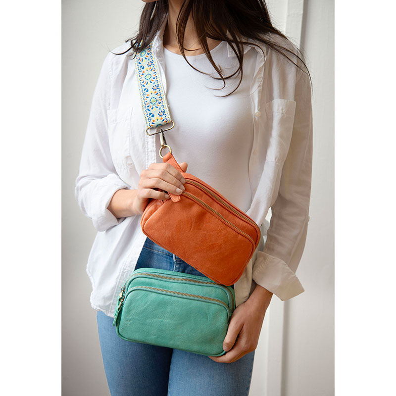 Kylie Double Zip Sling Belt Bag | Joy Susan Kylie Double Zip Sling Belt Bag | Joy Susan